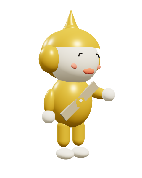 Mali, Thailand Digital Valley mascot, pointing