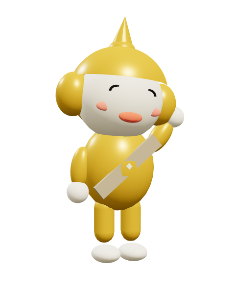 Mali, Thailand Digital Valley mascot, waving